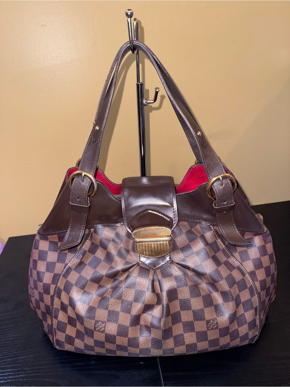 Louis Vuitton Damier Ebene Sistina GM with Dust Bag